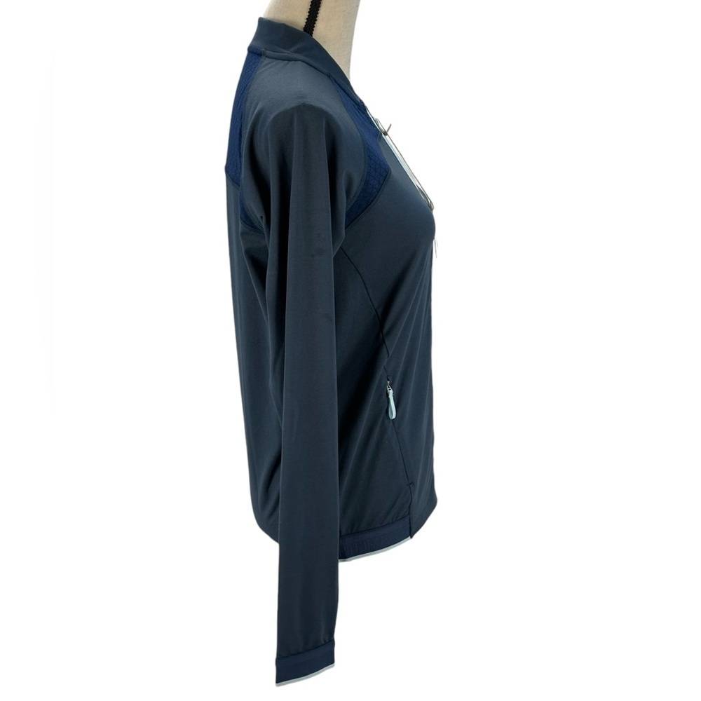 Bench Long Sleeve Zip Front Active Bomber Jacket - Blue - size Small - Picture 2 of 9